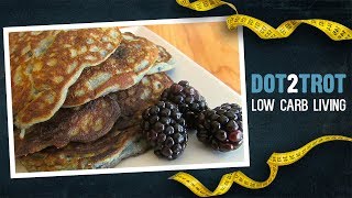 Fluffy Low Carb Blackberry Pancakes [upl. by Jasik199]