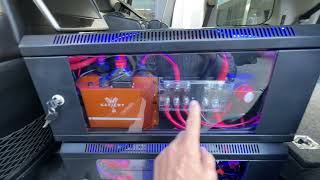 LC200 Series Walkthrough 600Ah Lithium 5000W Inverter 3000W Scotty [upl. by Arakahs]