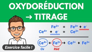 OXYDORÉDUCTION et TITRAGE ✅ Exercice corrigé  1ère amp Terminale spé Physique Chimie [upl. by Barbara-Anne]