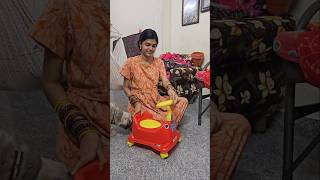 Mini vlog 27  cmt for link meesho la papa kaga 300 rs ku vanguna potty seat  abivlogs Abi vlogs [upl. by Sholes280]