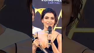 Samantha Ruth Prabhu Winning Speech  Critics’ Choice Awards samantha fpy shorts [upl. by Eed]