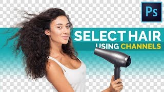 The BEST Way to Select Hair in Photoshop [upl. by Skye203]