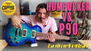 GFS  P90 VS Humbucker Pickups  Guitarfetish [upl. by Maryann116]