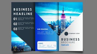 How to Make a Brochure in PowerPoint in just 15 minutes [upl. by Tisman]