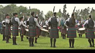 Police Scotland Fife Pipe Band at the UK Championships in Lurgan [upl. by Hajidahk847]