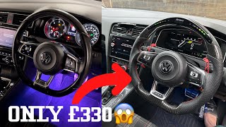 Installing LED Steering Wheel ONLY £331 [upl. by Junno]