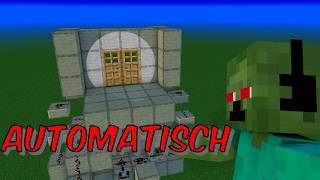 Minecraft Automatische Doppeltür  Redstone Tutorial [upl. by Kcajyllib496]