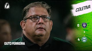 CIANORTE 0 X 4 CORITIBA  PARANAENSE 2024  COLETIVA GUTO FERREIRA [upl. by Etat]