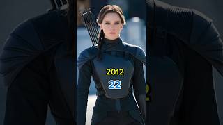 The Hunger Games 2012 hungergames cast thenandnow shorts [upl. by Enilhtak952]