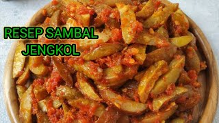 RESEP SAMBAL JENGKOL‼️ENAK PEDAS SIMPEL BIKIN NAGIH haribersamaku88 [upl. by Aihsekyw]