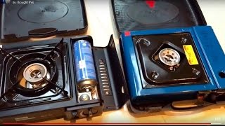 HALFORDS PORTABLE GAS STOVES FOR CAMPERVAN [upl. by Gerhard]