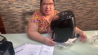 BAUMANN AIR FRYER Unboxing and first try [upl. by Ahsirt]