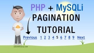 PHP Pagination Tutorial MySQLi Google Style Paged Results Programming [upl. by Lecia69]