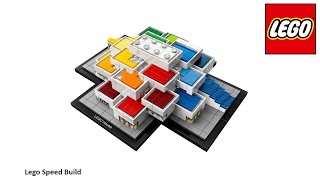 Lego Architecture 21037 Lego House Speed Build [upl. by Birecree]