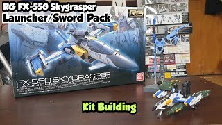 RG FX550 Skygrasper  LauncherSword Pack Kit Building [upl. by Philipa]