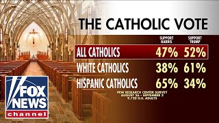 WATERSHED MOMENT Poll shows Catholic voters prefer Trump [upl. by Natelson869]