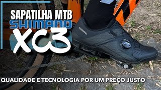 SHIMANO XC3 Sapatilha MTB  Review  Test ride [upl. by Pavior]