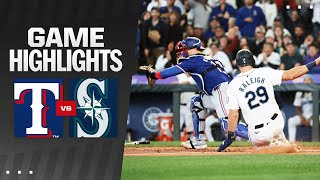 Rangers vs Mariners Game Highlights 61524  MLB Highlights [upl. by Graniela]