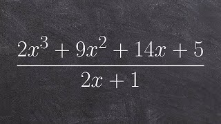 Dividing two polynomials using long division algorithm [upl. by Novej]