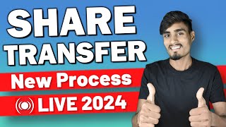 How to transfer shares from one demat account to another  Share transfer 2024  Updated 👍 [upl. by Halstead215]