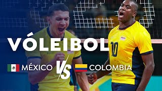 VÓLEIBOL  Masculino México vs Colombia [upl. by Ruthven994]