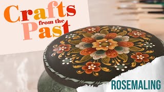 Rosemaling  Crafts From the Past [upl. by Enirahtak941]