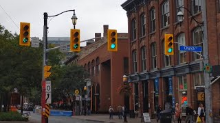 Split Phasing Converted to LeadLag Left Turn Phasing at Front St E amp Church St in Toronto Ontario [upl. by Ettelegna]