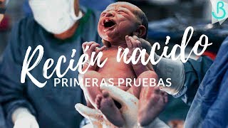 👣👶🏻PRIMERAS PRUEBAS del RECIÉN NACIDO  Baby Suite by Pau [upl. by Tiny]