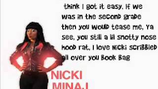 Can anybody hear me Nicki Minaj Lyrics On Screen [upl. by Issim]