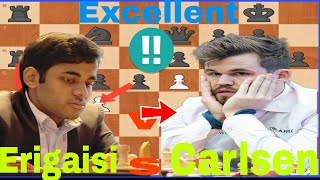 Erigaisi Arjun vs Magnus Carlsen  Meltwater Champions Chess Tour Finals 2022 [upl. by Kenyon253]