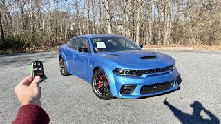 2023 Dodge Charger SRT Hellcat Widebody Jailbreak Start Up Exhaust Test Drive Walkaround POV an [upl. by Htrag835]