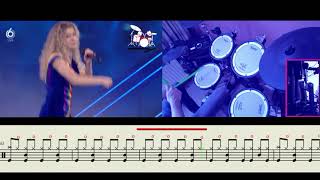 K3 Drum  Waterval Drum Cover Drum Karaoke Sheet Music Lessons Tutorial [upl. by Neill]