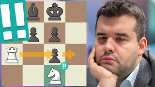 AYNI KALEYİ ÜST ÜSTE 3 KERE FEDA ETMEK İSTEDİ  Nepomniachtchi vs Maxime VachierLagrave [upl. by Eivets]