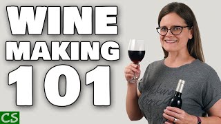 Wine Making 101  Beginner Basics for Wine Making at Home [upl. by Lleira]