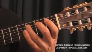 Simple Spanish Improvisation by Stefan Schyga  Guitar [upl. by Lord]