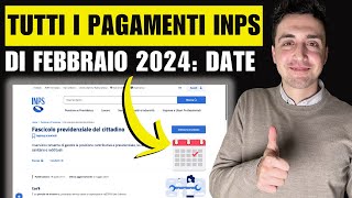 PAGAMENTI Inps FEBBRAIO 2024 tutte le DATE Adi e ritardi Assegno Unico Pensioni Naspi e Bonus [upl. by Inoy]