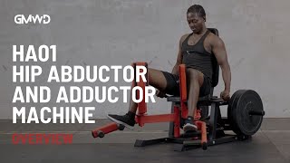 GMWD Hip Abductor And Adductor Machine HA01  Product Overview [upl. by Lenzi196]