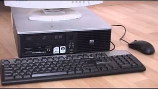 Hewlett Packard computer review refurbished computer HP Compaq DC7800 [upl. by Niwde]