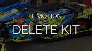 SkiDoo RevGen4 850 Munster TMotion Delete Kit Install [upl. by Lorsung]