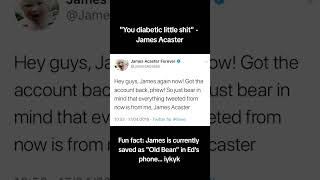 The real reason James Acaster left social media jamesacaster edgamble offmenu [upl. by Bordy805]