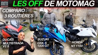 OFF de Motomag ▶︎ 3 routières en balades [upl. by Emmaline]