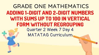 Grade 1 Mathematics Quarter 2 Week 7 Day 4 MATATAG Curriculum [upl. by Durrace]