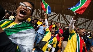 Nelson Mandela memorial service in Johannesburg attracts tens of thousands [upl. by Doubler378]