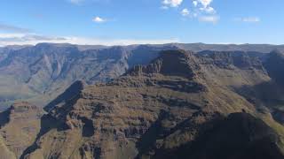 An incredible view from the top of Cathedral peak in the Drakensberg [upl. by Lunneta]