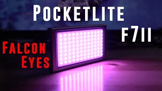 Falcon Eyes Pocketlite F7 II  RGB LED Licht im Hosentaschen Format [upl. by Nareik269]