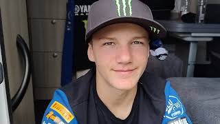 Interview Jarne Bervoets on racing EMX125 and following in his Dads footsteps [upl. by Ecinerev]