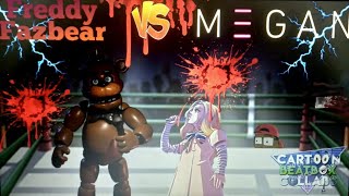 Halloween special episode 4 Cartoon beatbox collabs Freddy fazbear vs M3gan [upl. by Ilaw]