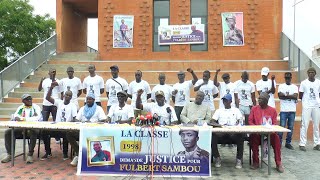 ⛔ En direct conférence de presse du collectif justice pour Fulbert Sambou [upl. by Jepum794]