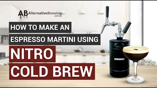 How To Make an Espresso Martini using Nitro Cold Brew Coffee [upl. by Cora]