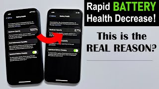 Main Reason For iPhone Battery Health Drop Why iPhones Battery Health Dropping Fast HINDI [upl. by Rosamond12]